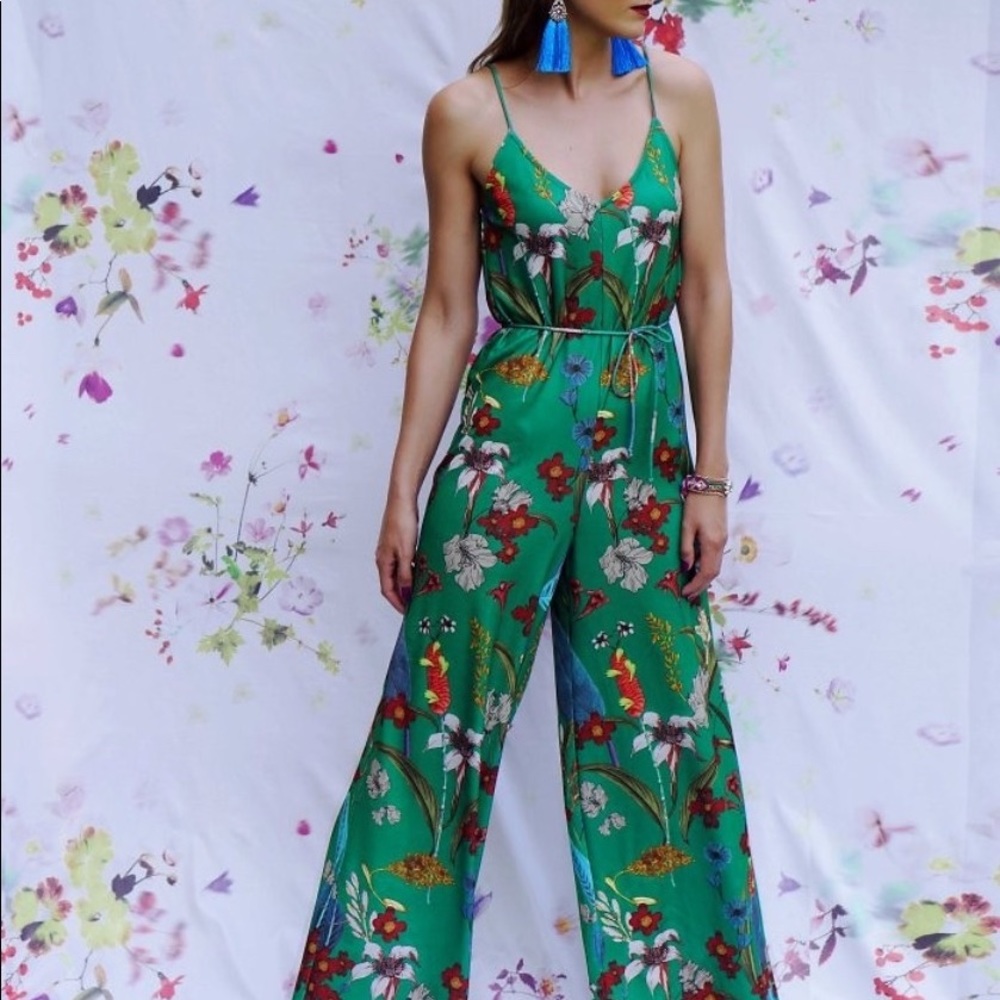 Zara Floral Jumpsuit
